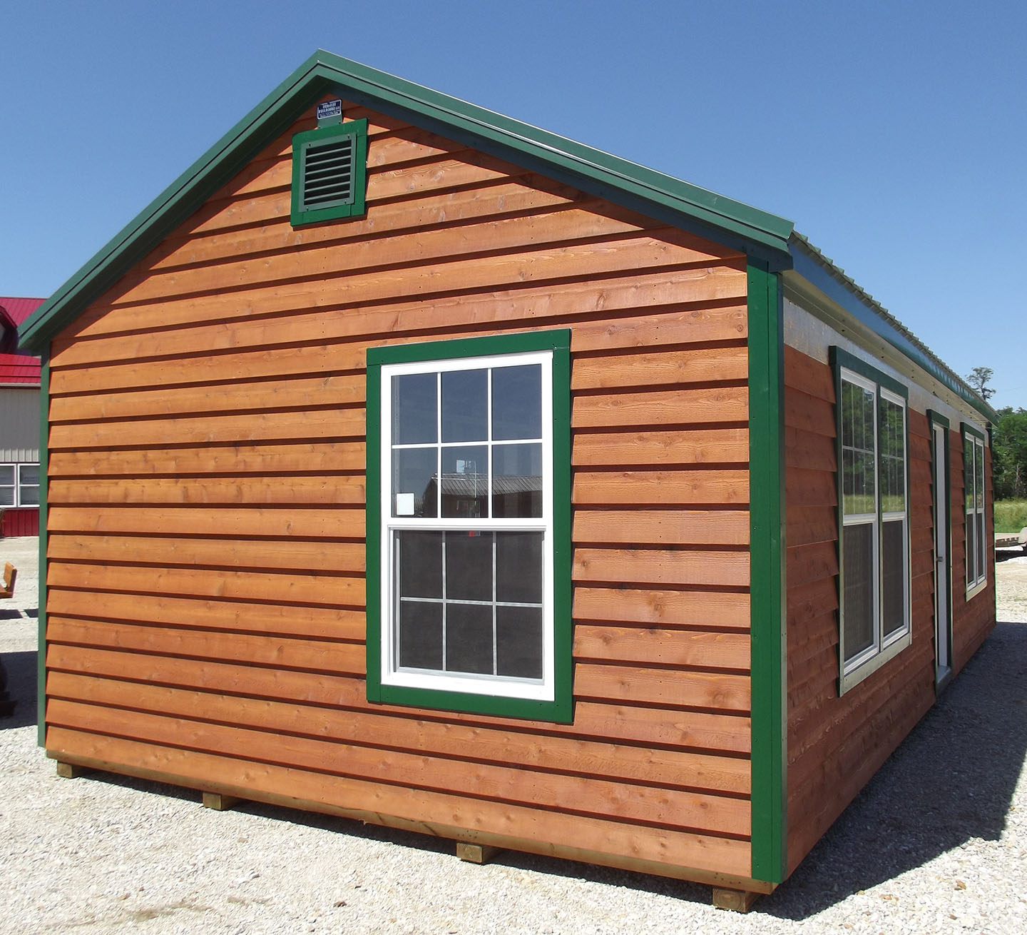 16 x 32 ft. Deluxe Ozark cabin - Sunrise Buildings is now The Backyard ...